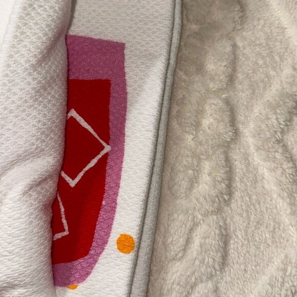 kate spade Cocktail Glass Ice Bubbles Orange Peel White Cotton Kitchen Towels - Picture 5 of 8